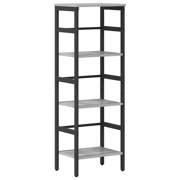 Bücherregal Sonoma Grau 40x29,5x115cm