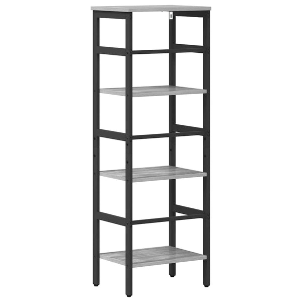 Bücherregal Sonoma Grau 40x29,5x115cm