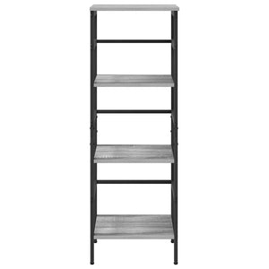 Bücherregal Sonoma Grau 40x29,5x115cm