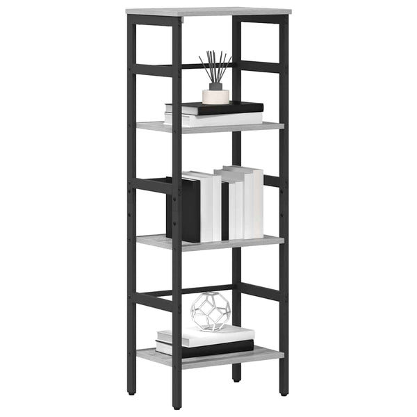 Bücherregal Sonoma Grau 40x29,5x115cm