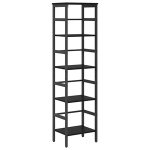 Schwarzes Bücherregal Eichen-Optik