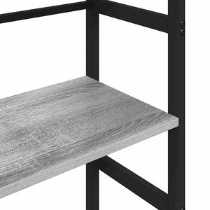 Bücherregal Grau Sonoma 149cm