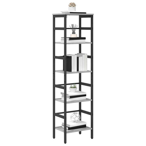 Bücherregal Grau Sonoma 149cm