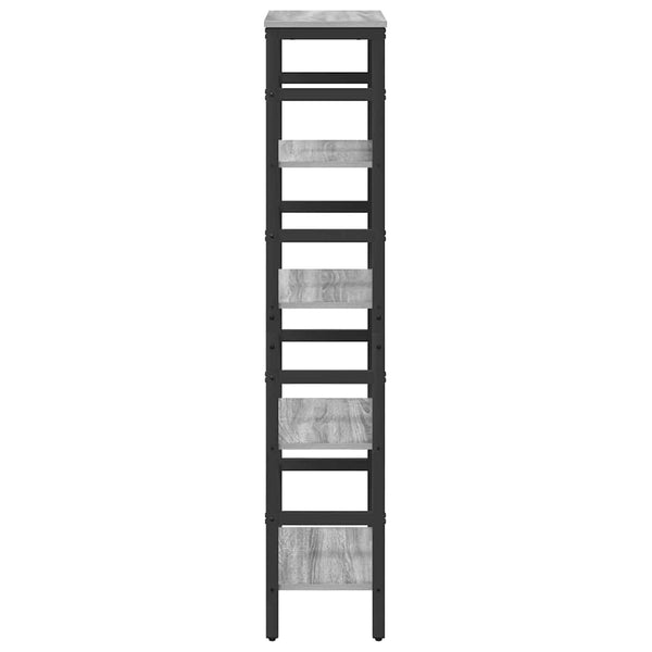 Bücherregal Grau Sonoma 149cm
