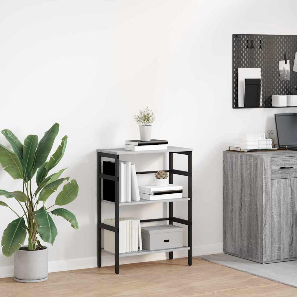 Bücherregal Sonoma Grau 60x81 cm
