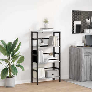Bücherregal Sonoma Grau 60x29,5x115cm
