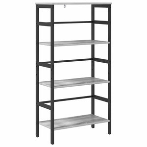 Bücherregal Sonoma Grau 60x29,5x115cm