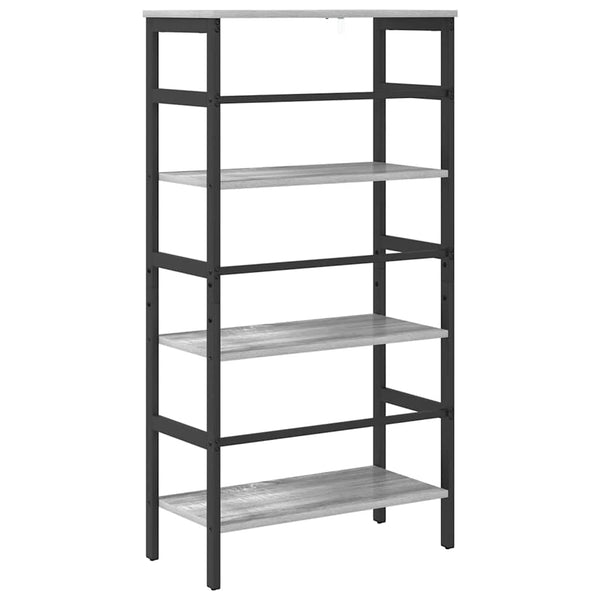 Bücherregal Sonoma Grau 60x29,5x115cm