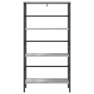 Bücherregal Sonoma Grau 60x29,5x115cm
