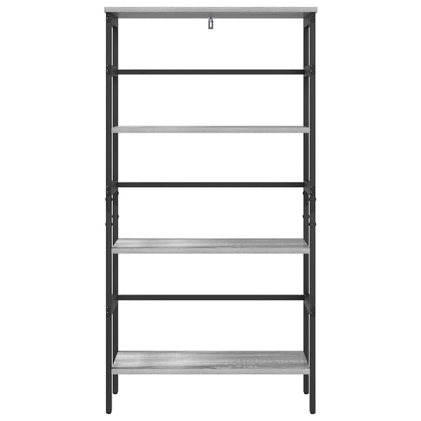 Bücherregal Sonoma Grau 60x29,5x115cm