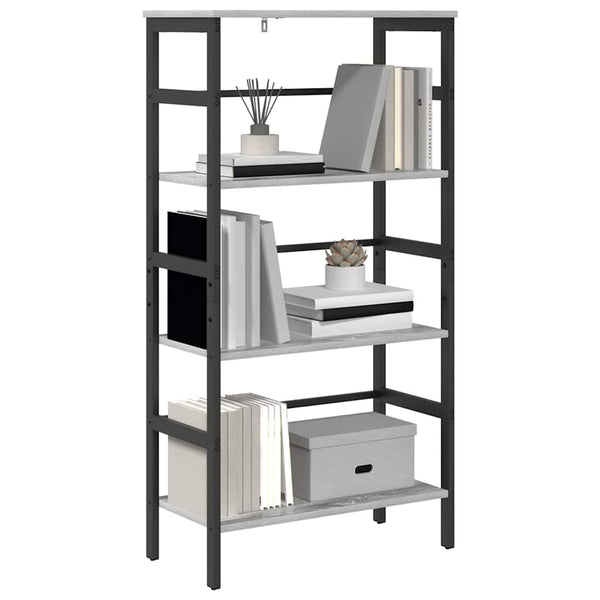 Bücherregal Sonoma Grau 60x29,5x115cm
