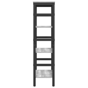 Bücherregal Sonoma Grau 60x29,5x115cm