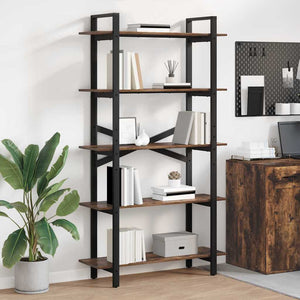 Bücherregal Geräucherte Eiche 100x33,5x178 cm