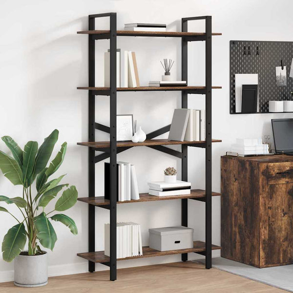 Bücherregal Geräucherte Eiche 100x33,5x178 cm