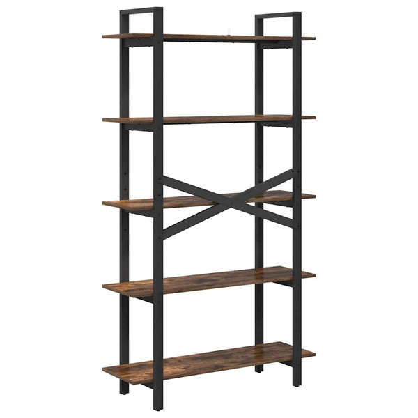 Bücherregal Geräucherte Eiche 100x33,5x178 cm