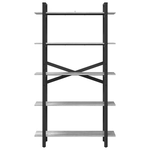 Graues Bücherregal Sonoma, 100 cm