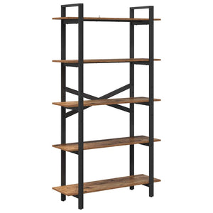 Bücherregal Altholz 100x33,5x178 cm