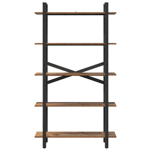 Bücherregal Altholz 100x33,5x178 cm