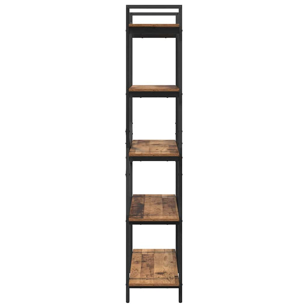 Bücherregal Altholz 100x33,5x178 cm