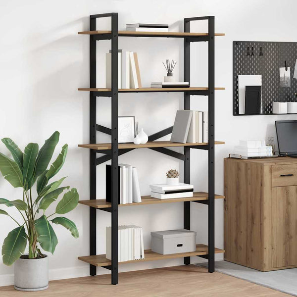 Bücherregal Artisan Eiche 100x33,5x178 cm