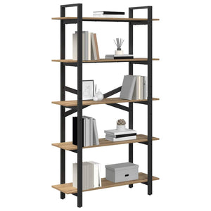 Bücherregal Artisan Eiche 100x33,5x178 cm