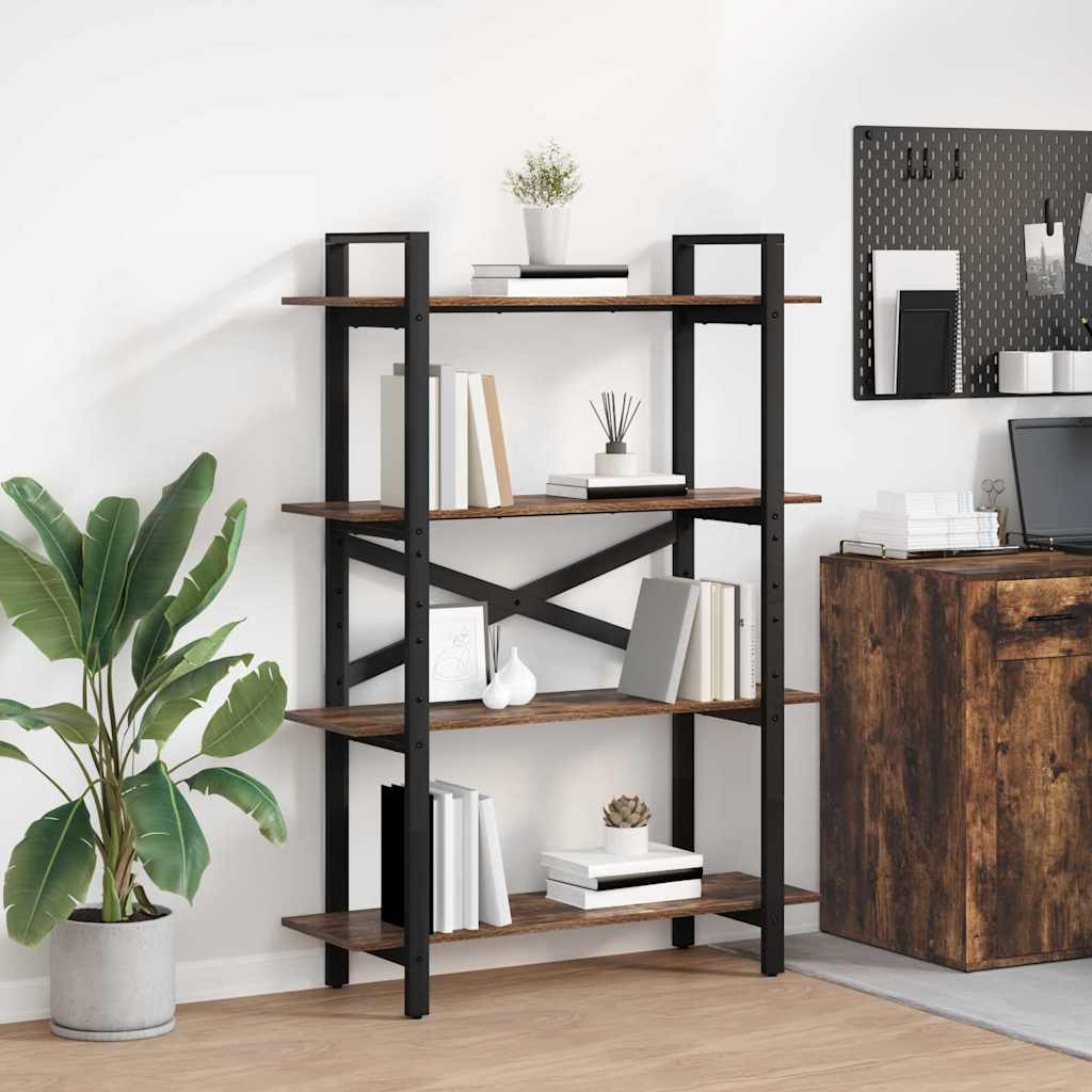 Bücherregal Geräucherte Eiche 100x33,5x140cm