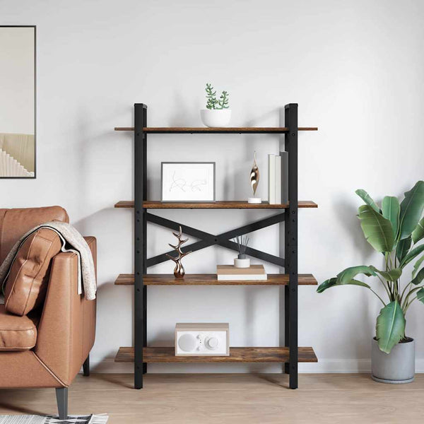 Bücherregal Geräucherte Eiche 100x33,5x140cm