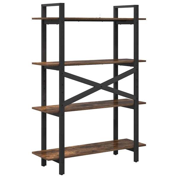 Bücherregal Geräucherte Eiche 100x33,5x140cm