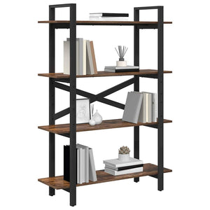 Bücherregal Geräucherte Eiche 100x33,5x140cm