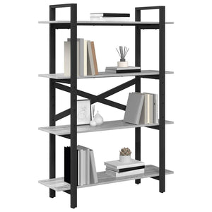 Graues Bücherregal Sonoma, 100 cm
