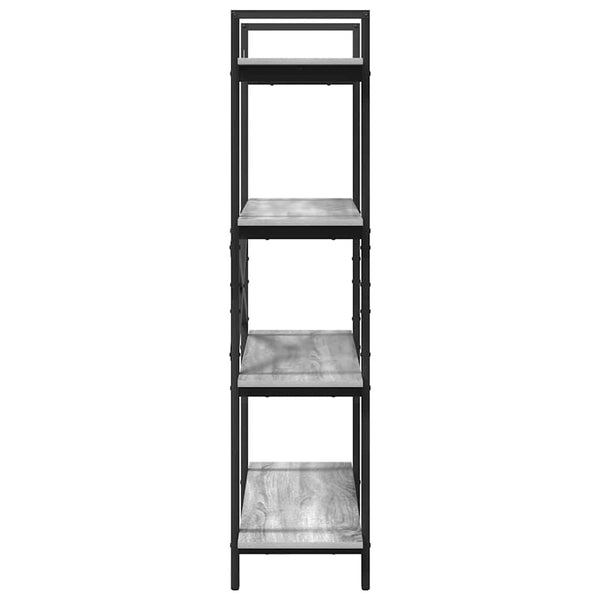 Graues Bücherregal Sonoma, 100 cm