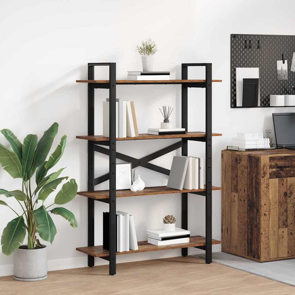 Bücherregal Altholz, 100 cm