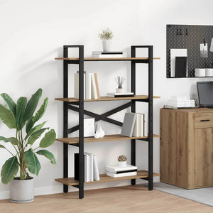 Bücherregal Artisan Eiche 100x33,5x140 cm