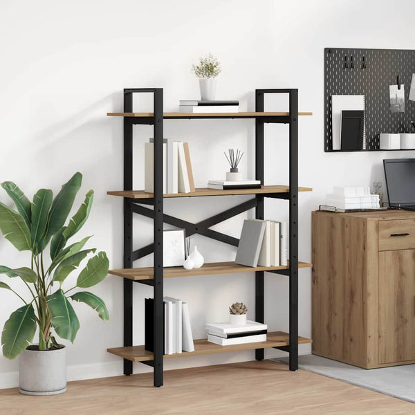 Bücherregal Artisan Eiche 100x33,5x140 cm