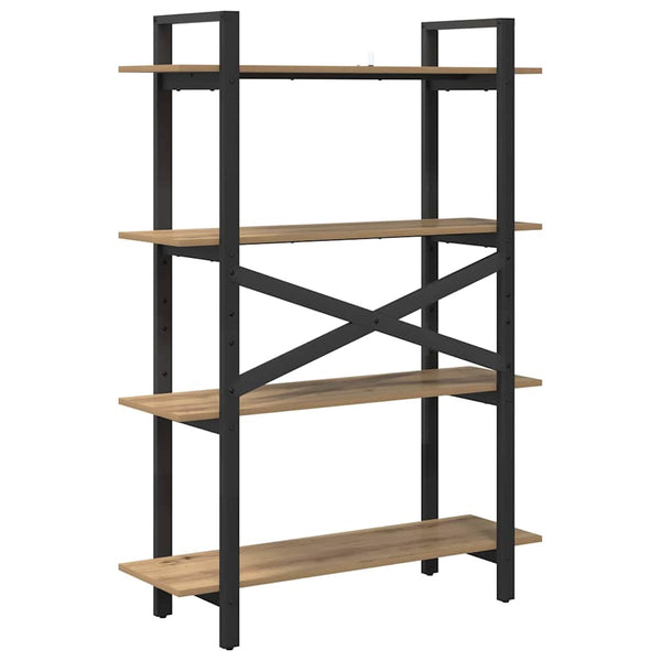 Bücherregal Artisan Eiche 100x33,5x140 cm
