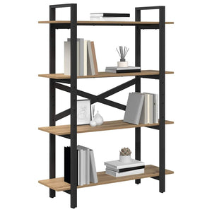 Bücherregal Artisan Eiche 100x33,5x140 cm
