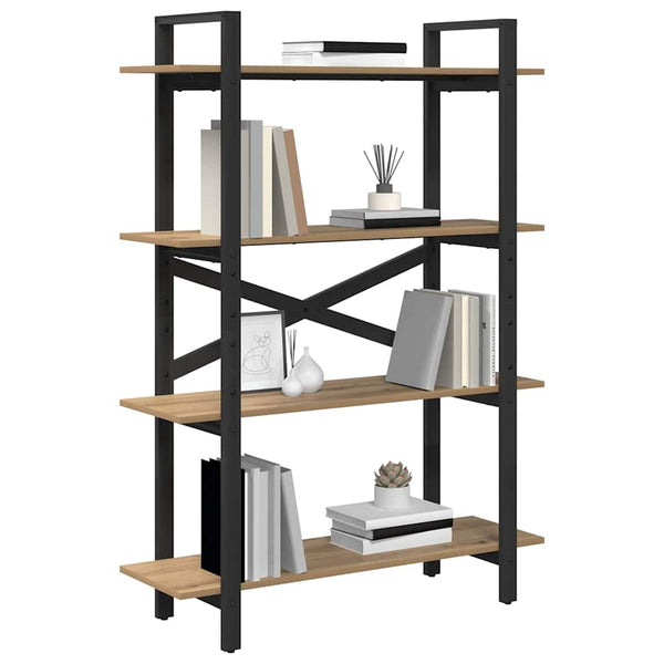 Bücherregal Artisan Eiche 100x33,5x140 cm