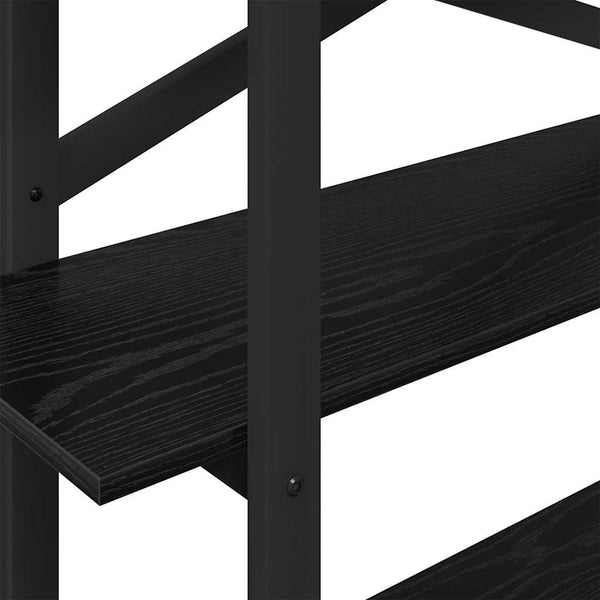 Bücherregal Schwarz Eiche 100 cm