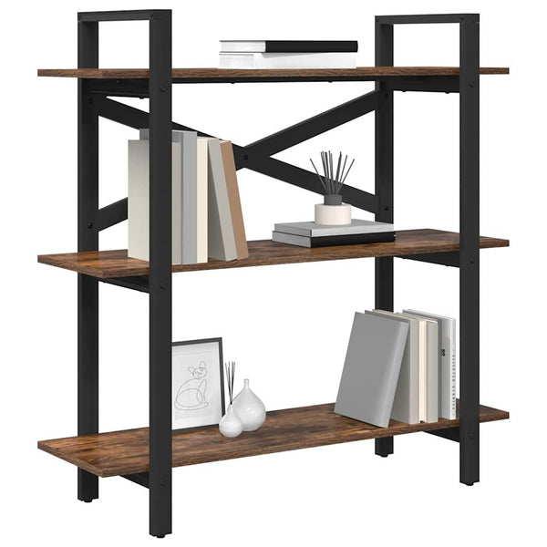 Bücherregal Geräucherte Eiche 100x102 cm