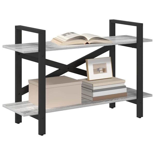 Graues Bücherregal Sonoma, 100 cm