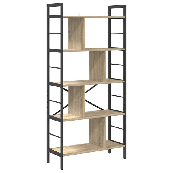 Bücherregal Sonoma Eiche 75x30x156 cm