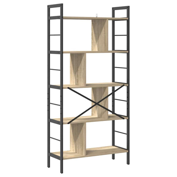 Bücherregal Sonoma Eiche 75x30x156 cm