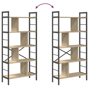 Bücherregal Sonoma Eiche 75x30x156 cm