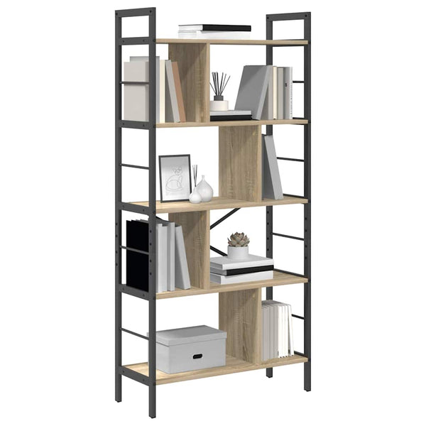 Bücherregal Sonoma Eiche 75x30x156 cm