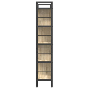 Bücherregal Sonoma Eiche 75x30x156 cm