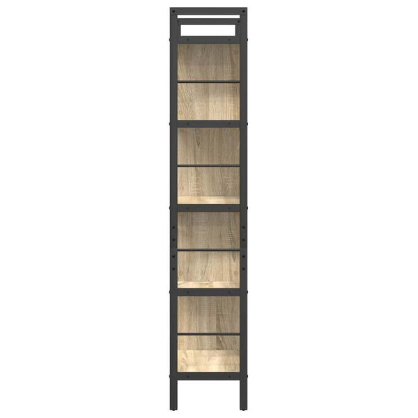 Bücherregal Sonoma Eiche 75x30x156 cm
