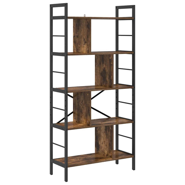 Bücherregal Geräucherte Eiche 75x30x156 cm