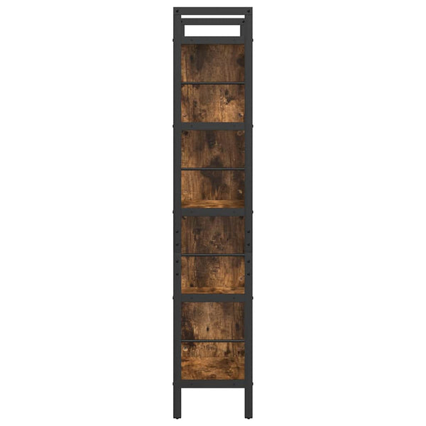 Bücherregal Geräucherte Eiche 75x30x156 cm