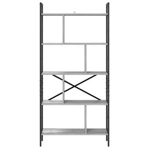Bücherregal Sonoma Grau 75x30x156cm
