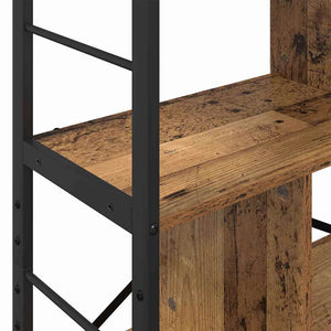 Bücherregal Altholz 75x30x156 cm